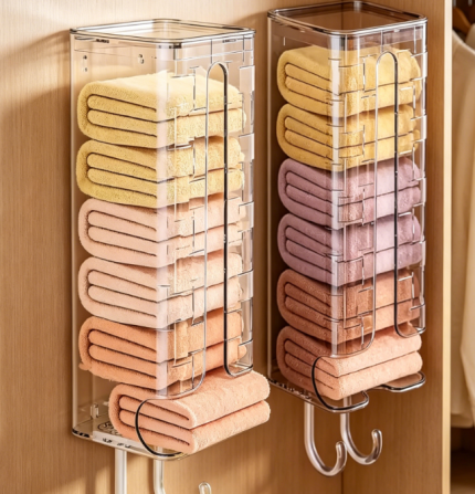 Wall-Mounted Transparent Underwear Storage Rack