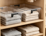 Transparent Lidded Bra & Socks Organizer - Image 2