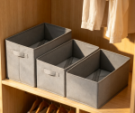 3-Piece Fabric Underwear & Socks Organizer Set - Image 2
