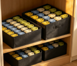 16+24 Compartment Fabric Underwear Organizer Set